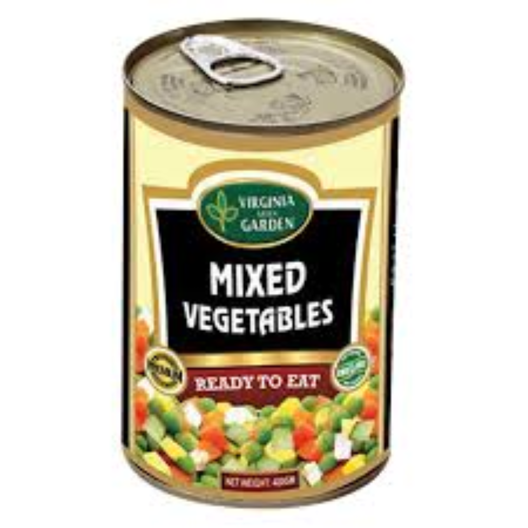 VIRGINIA G.GARDEN MIXED VEG(BRINE)400G